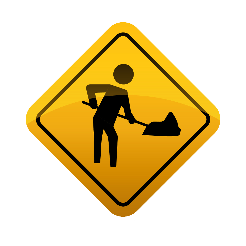 School Zone Car Sign Warning Traffic Clipart