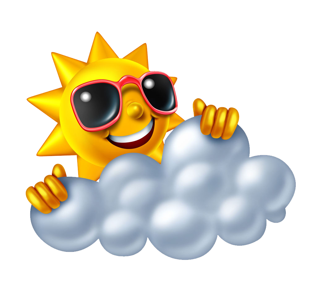 Summer Clouds Sun Photography Illustration Royalty-Free White Clipart