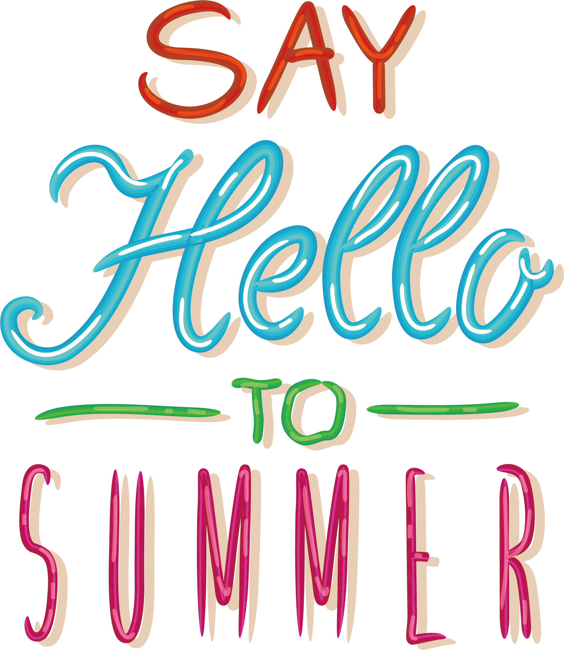 Summer Say The Hello To Download Free Image Clipart