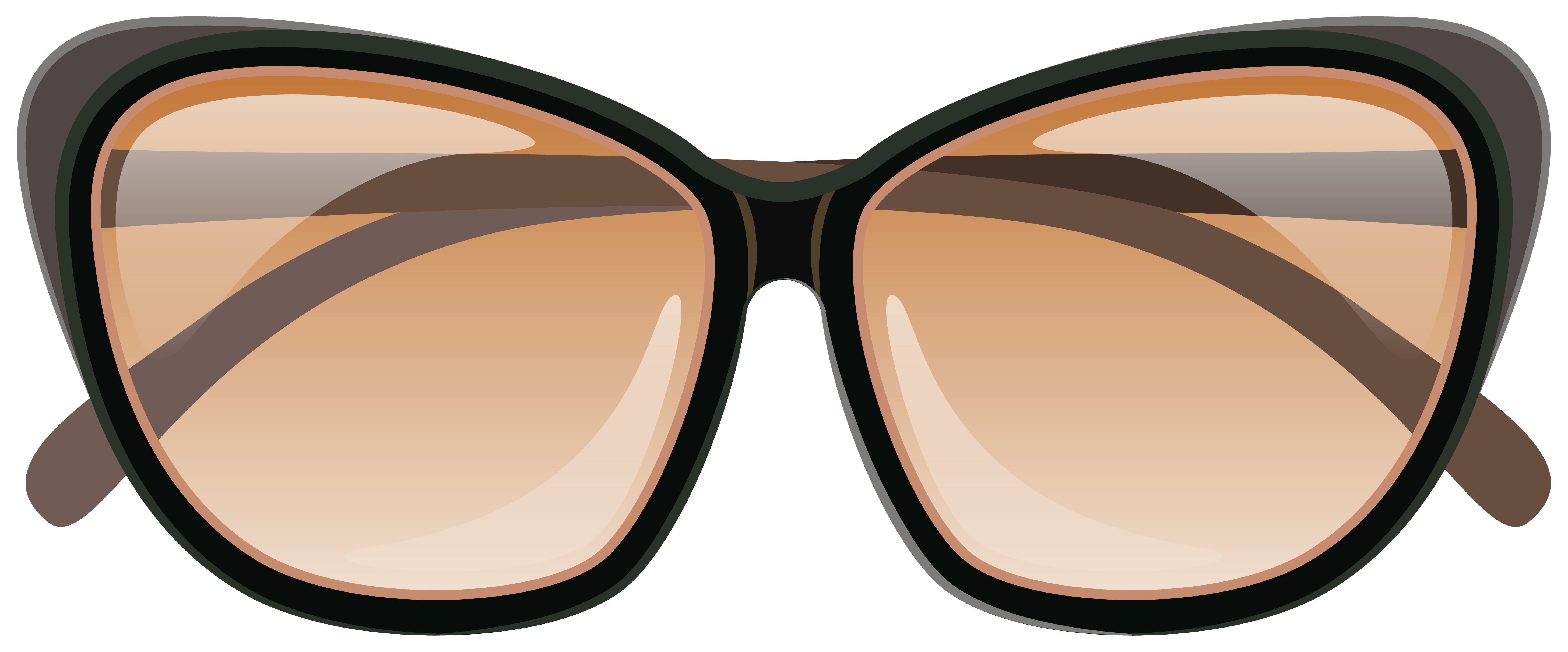 Brown Sunglasses Aviator Free HD Image Clipart