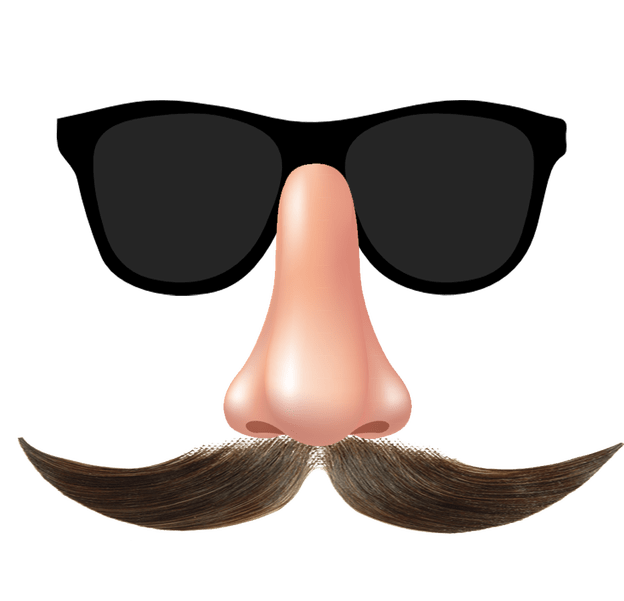 Groucho Moustache Mustache Glasses PNG Download Free Clipart