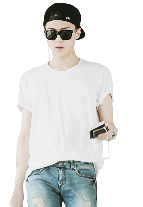 Sehun T-Shirt Sunglasses K-Pop Exo Free Download Image Clipart