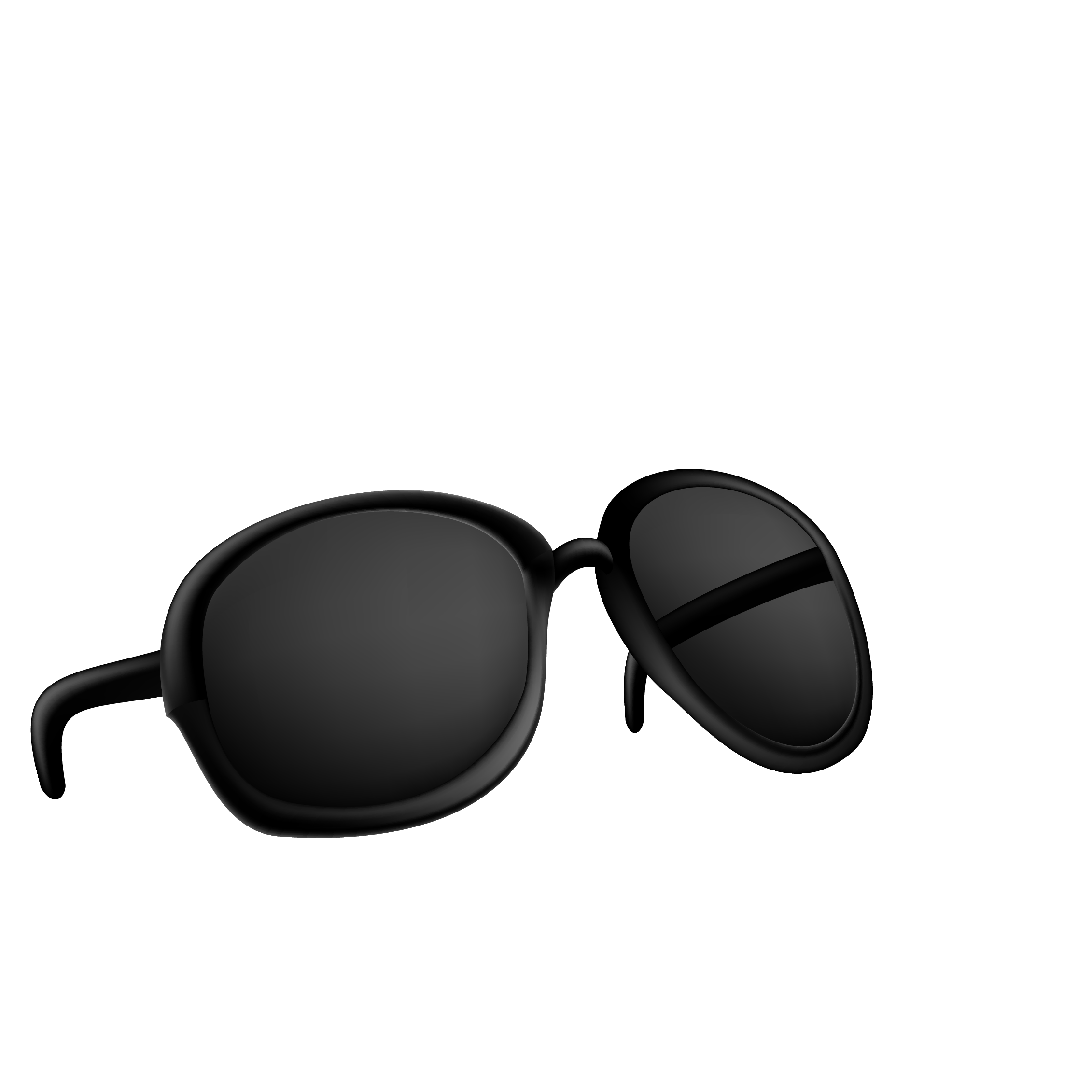 Adobe Illustrator Material Vector Black Sunglasses Clipart