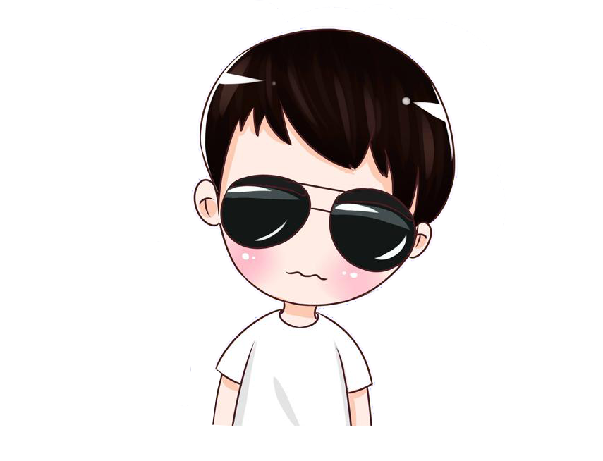 Boy Animation Sunglasses Cartoon PNG Image High Quality Clipart