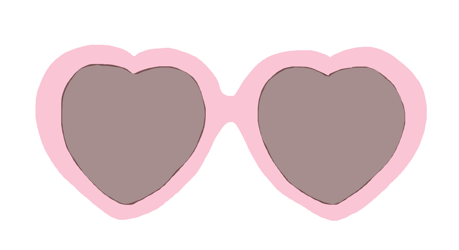 Pink Sticker Goggles Sunglasses Free HQ Image Clipart