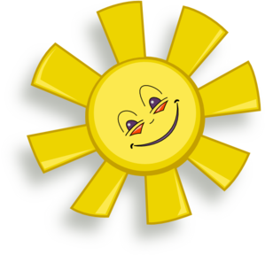 Sunshine Happy Sun At Vector Png Images Clipart