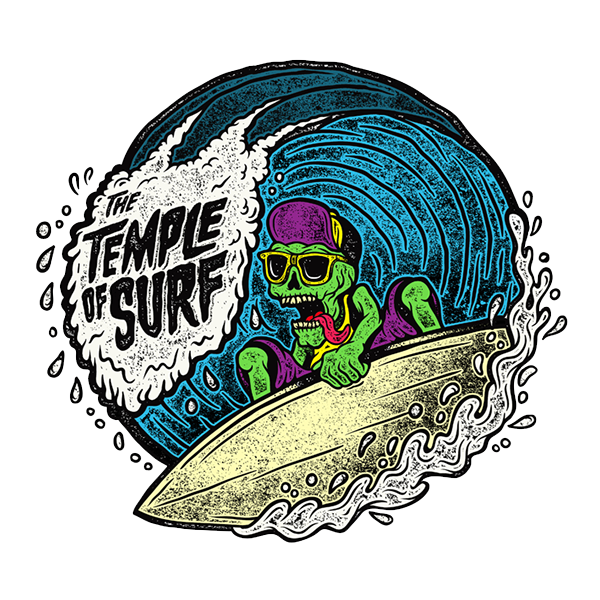 Surf Surfing Fremantle Skull Club Football Illustration Clipart