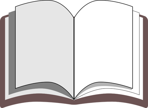 Book With Pages Wide Open Clipart