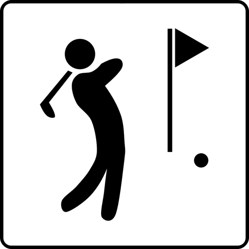 Of Golf Facilities Available Sign Clipart