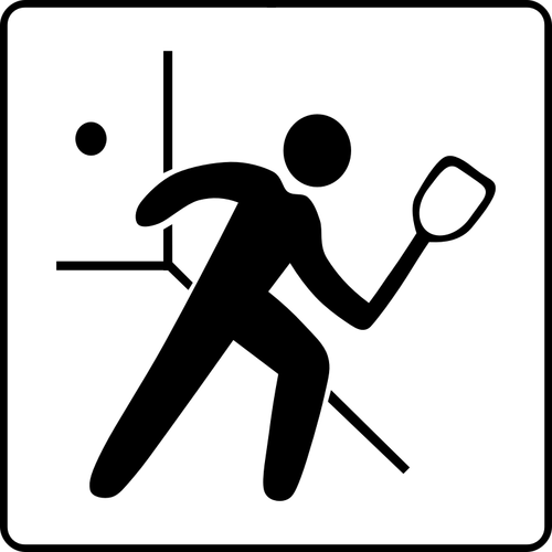 Of Raquetball Facilities Available Sign Clipart