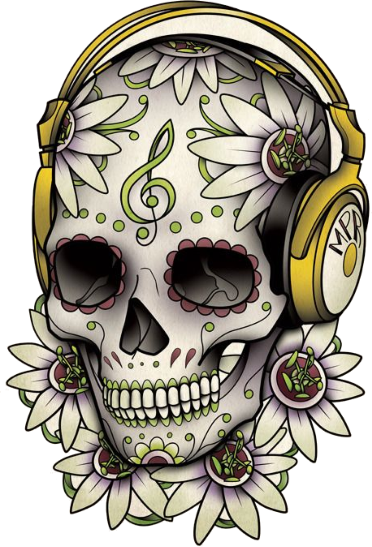 Tattoo Skull Calavera Dead Drawing Of The Clipart