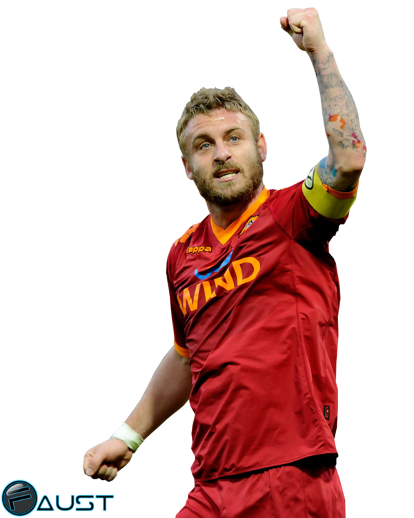 Tattoo Football De Rossi Player A.S. Roma Clipart