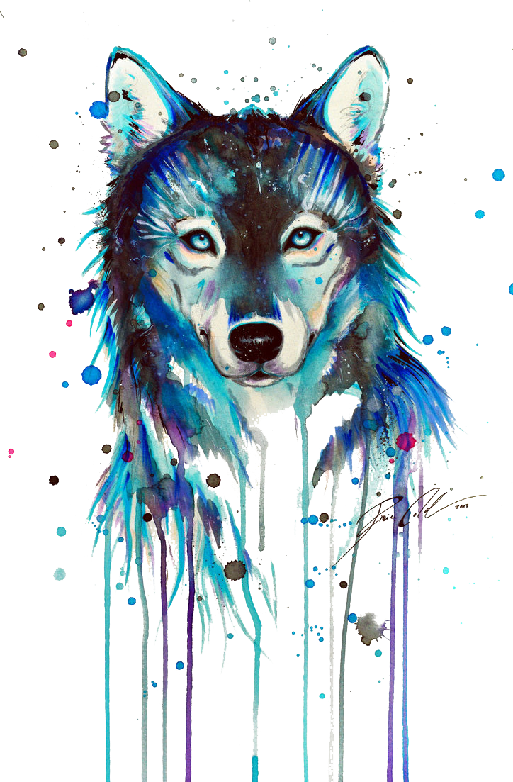 Tattoo Art Arctic Dog Dark Wolf Drawing Clipart