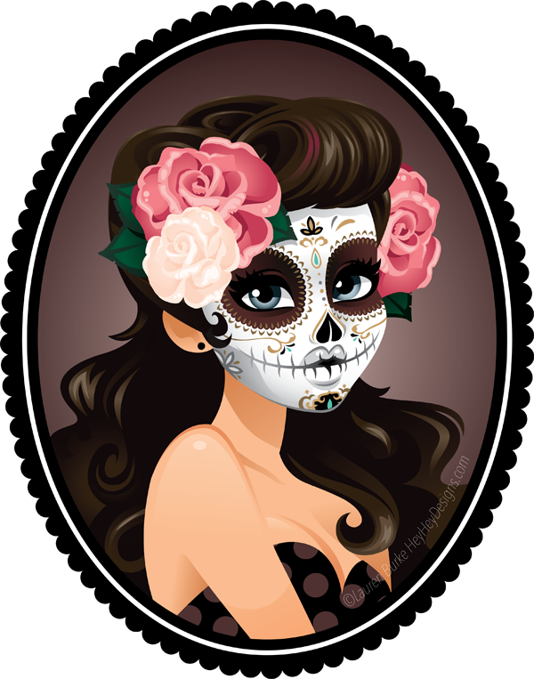 Tattoo Art Skull La Calavera Catrina Dead Clipart