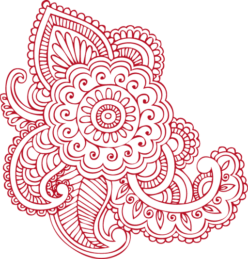 Henna Drawing Mehndi Free HQ Image Clipart
