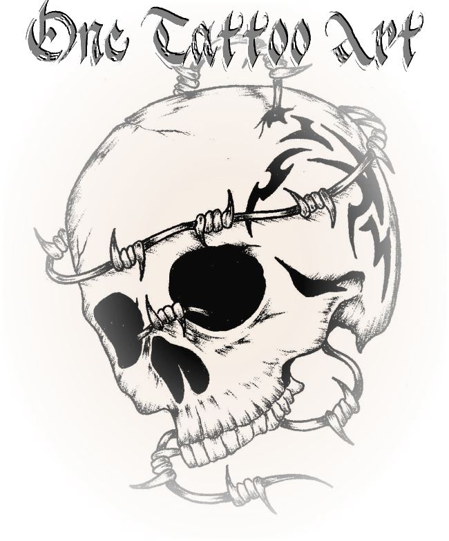 Tattoo Art Skull Artist Flash One Clipart
