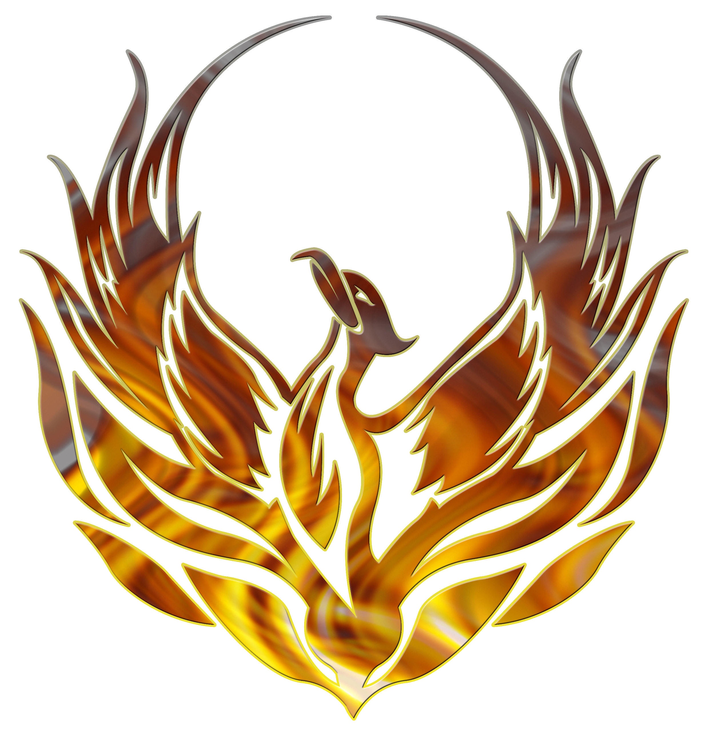 Decal Legendary Phoenix Creature PNG Image High Quality Clipart