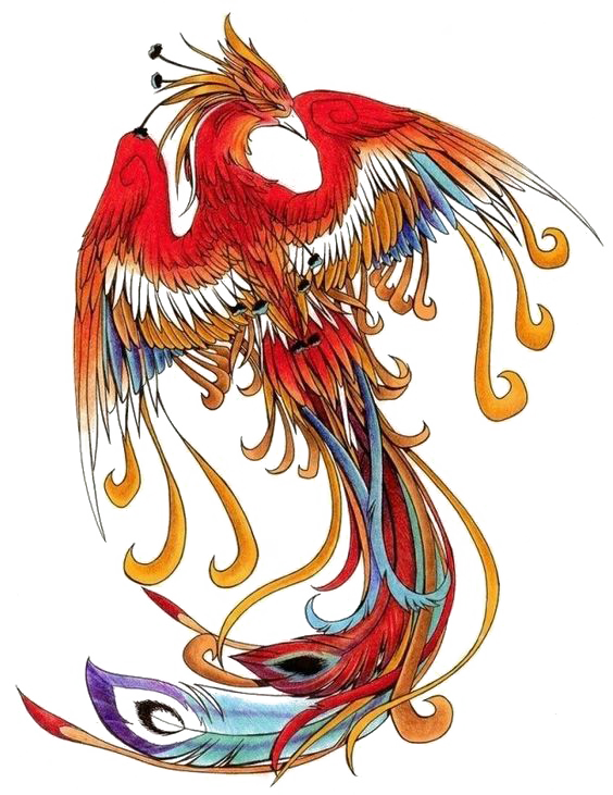 Wind Chinese Simurgh Phoenix PNG Free Photo Clipart