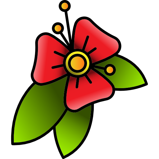 Tattoo School Flower Old (Tattoo) Scalable Vector Clipart