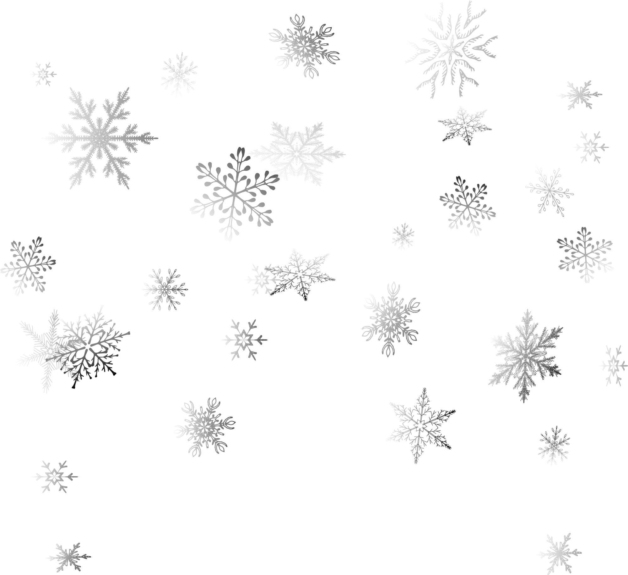 Tattoo Snowflakes Gray Grey Schema Snowflake Shining Clipart