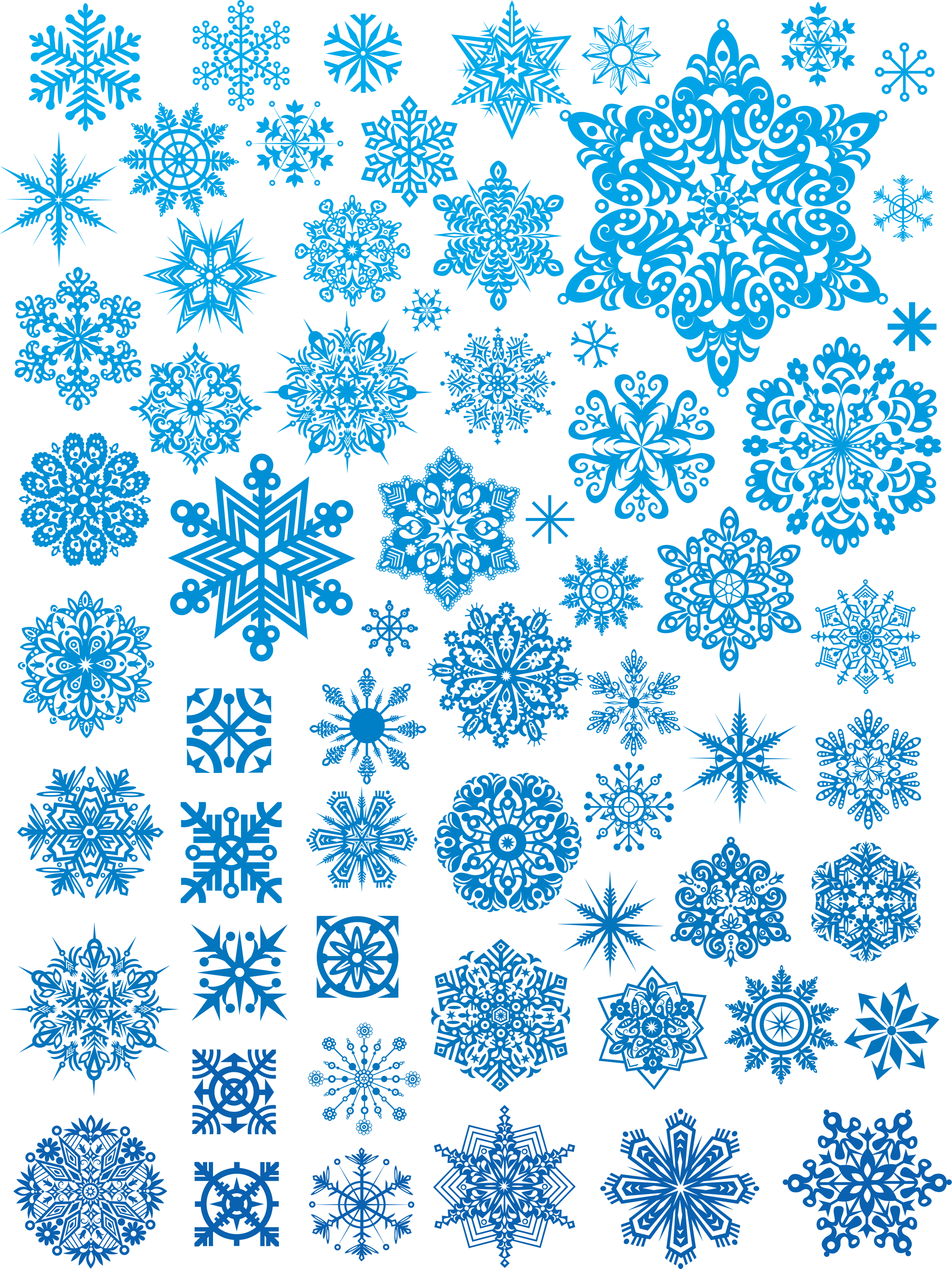 Euclidean Vector Snowflake Snowflakes Free PNG HQ Clipart
