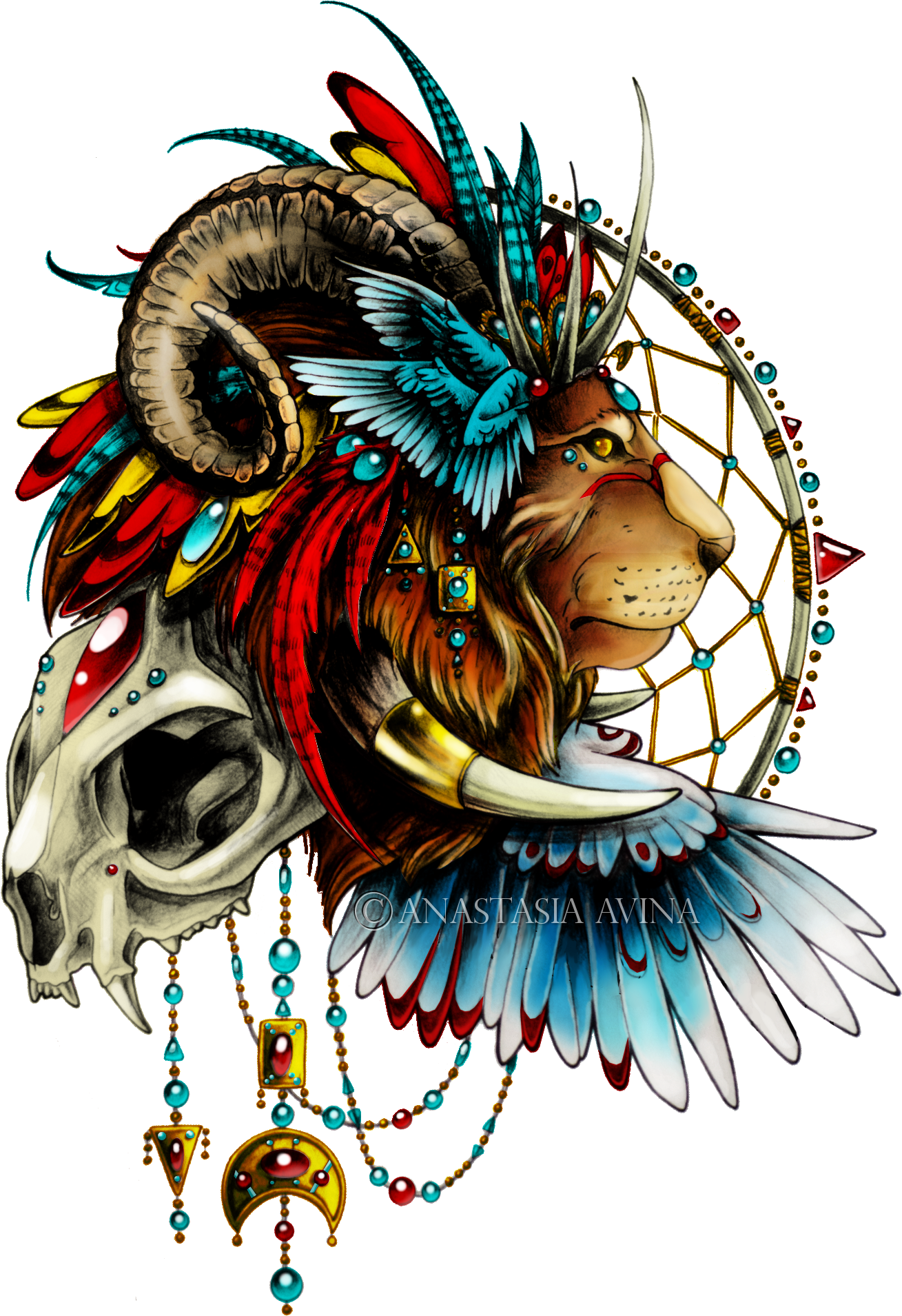 Body Tattoo Art Artist Piercing Lion Clipart