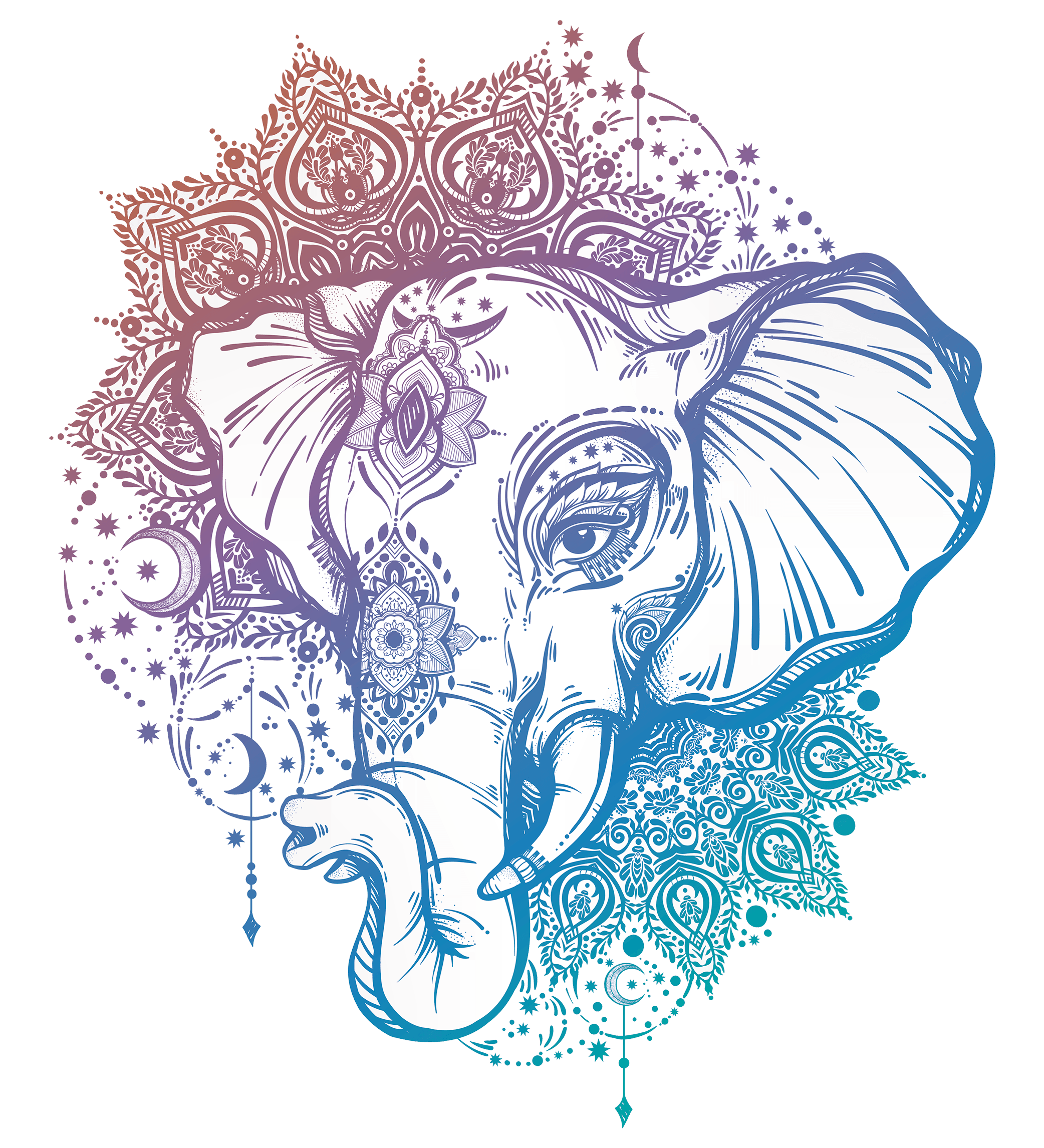 Tattoo Mandala Ganesha Elephant Artist Free Transparent Image HD Clipart