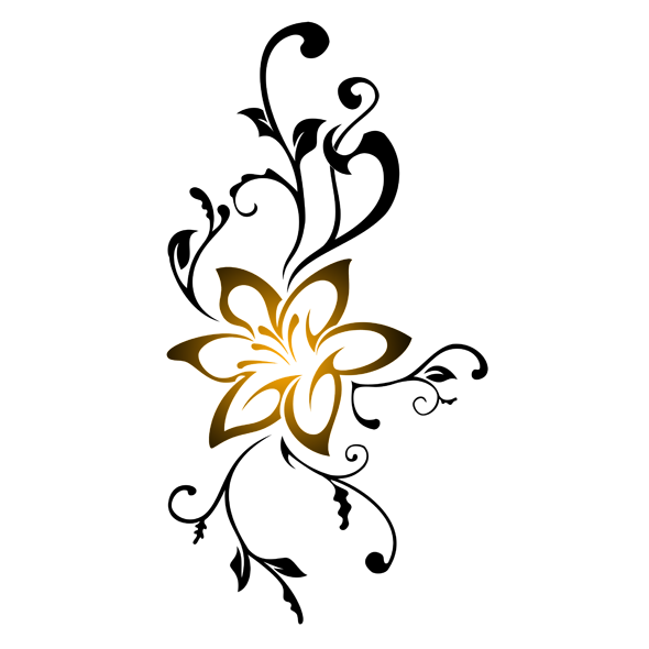Tattoo Tribal Henna Art Mehndi PNG Image High Quality Clipart