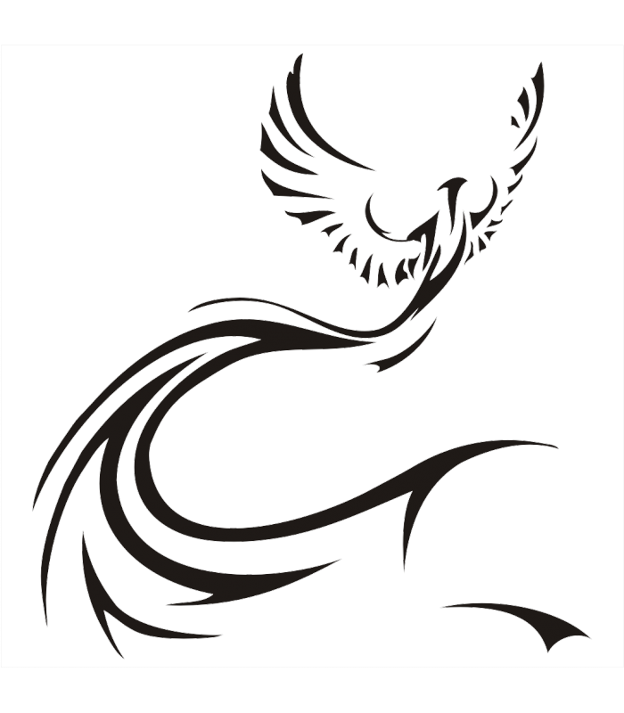 Tattoo Art Bird Phoenix Free HQ Image Clipart