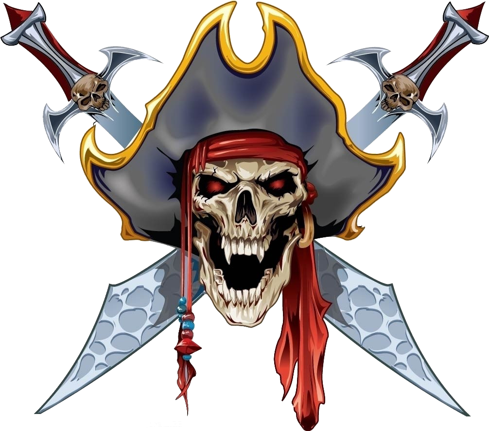 Tattoo Material Skull Piracy Flash Paper Pirate Clipart