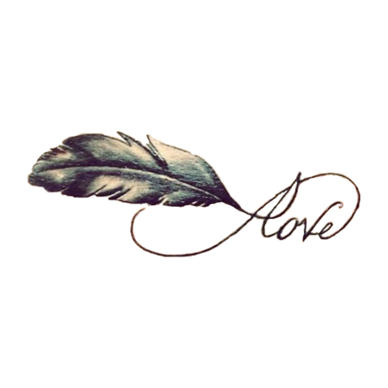 Tattoo Infinity Artist Symbol Love Feather Clipart