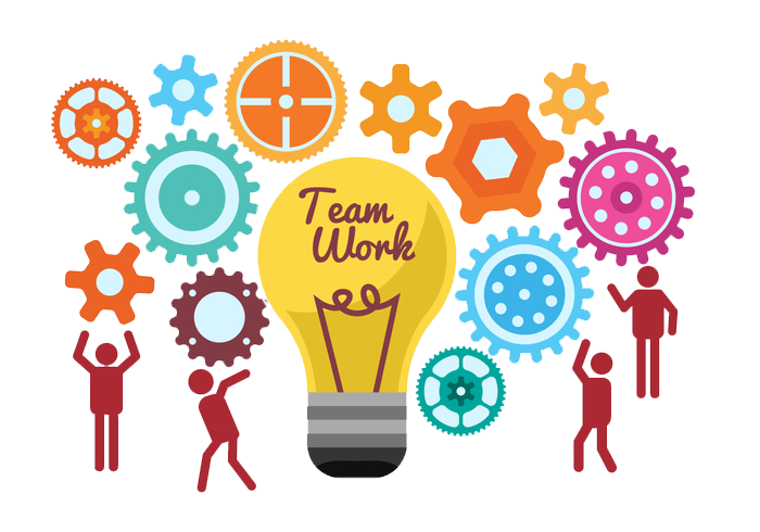 To Light Work Ideas Together Start Teamwork Clipart