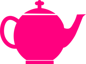 Pink Teapot At Vector Png Image Clipart