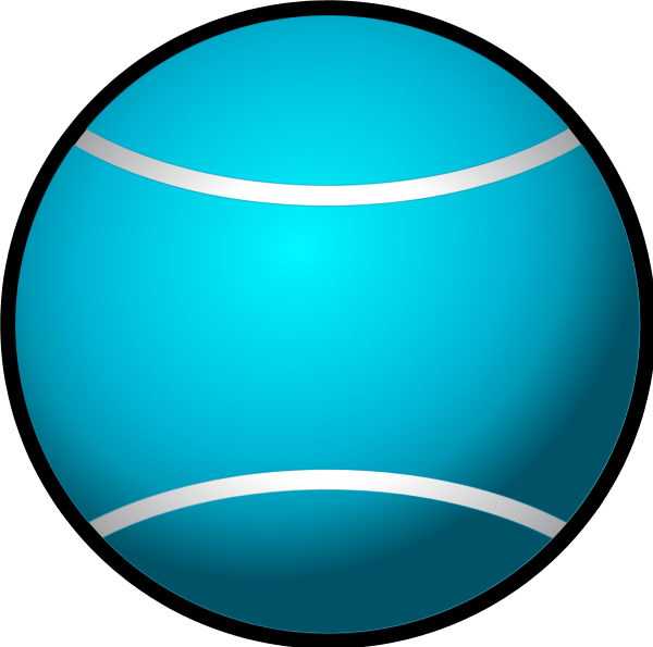 Tennis Ball Simple Vector Transparent Image Clipart