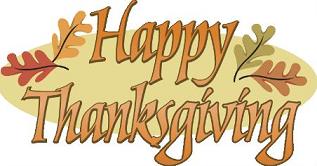 Free Happy Thanksgiving Transparent Image Clipart