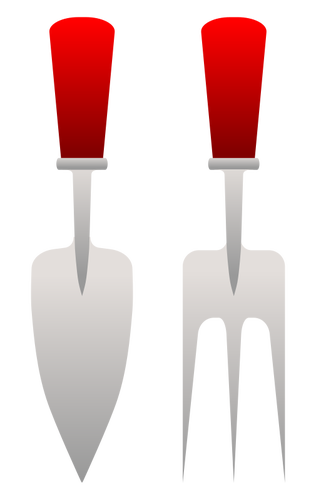 Gardening Fork And Trowel Clipart