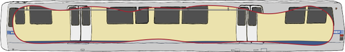 Bay Area Rapid Transit Carriage Clipart