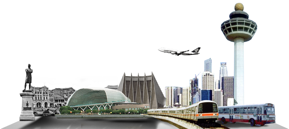 And Vector Borneo Package Of Travel Singapore Clipart
