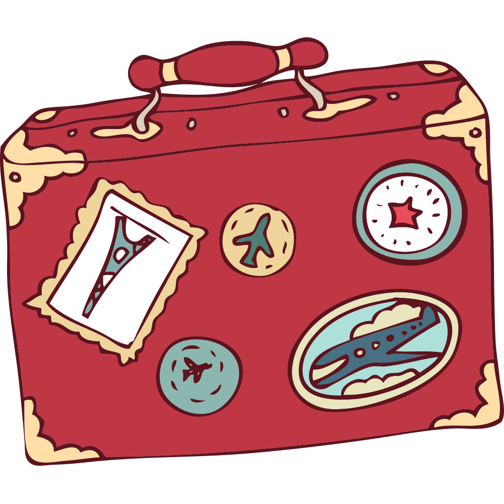 Travel Animation Cartoon Suitcase Free Download PNG HD Clipart