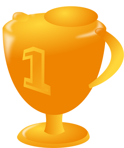 Of First Place Trophy Clipart