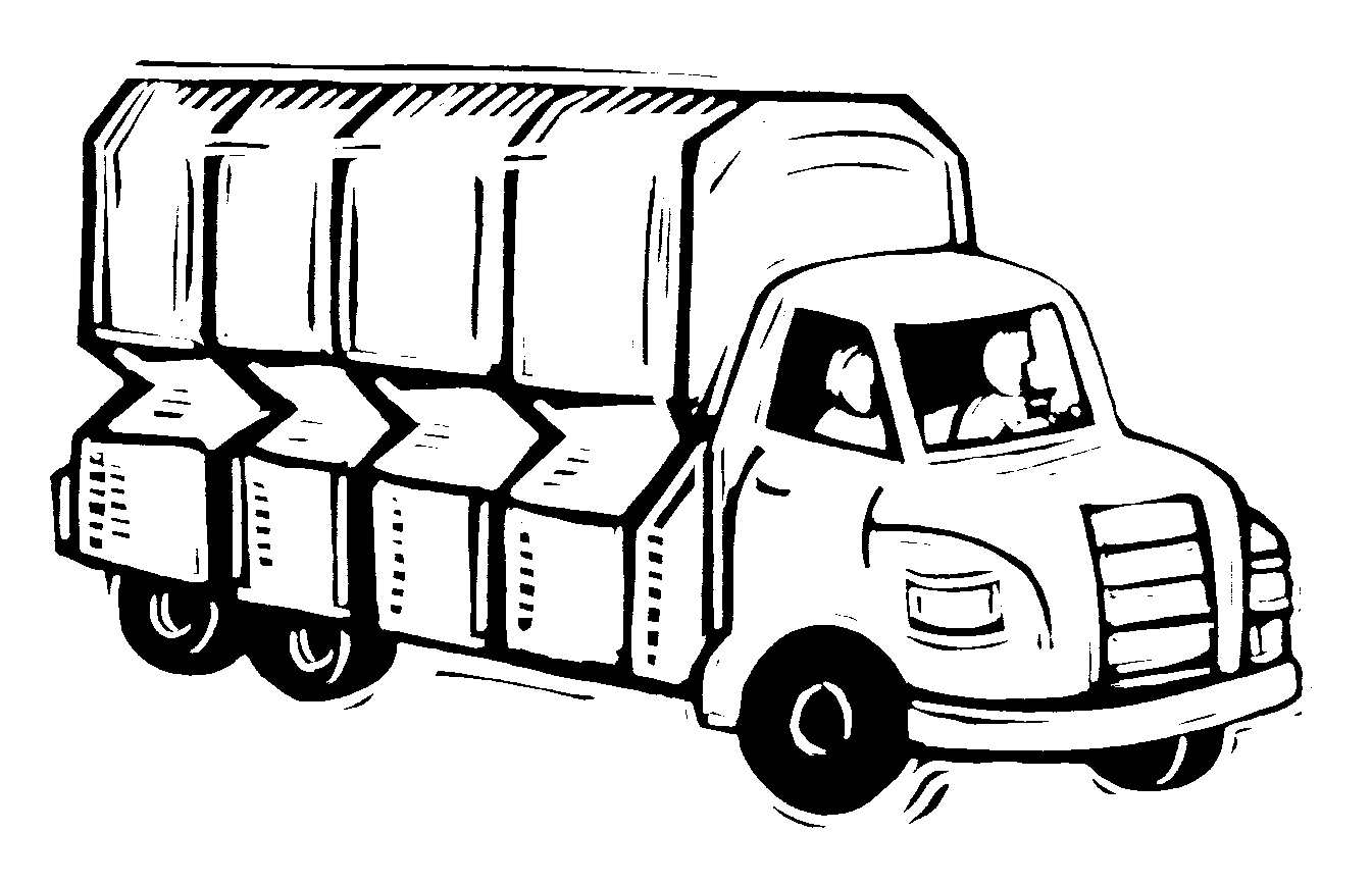 Pickup Truck Black And White Hd Image Clipart