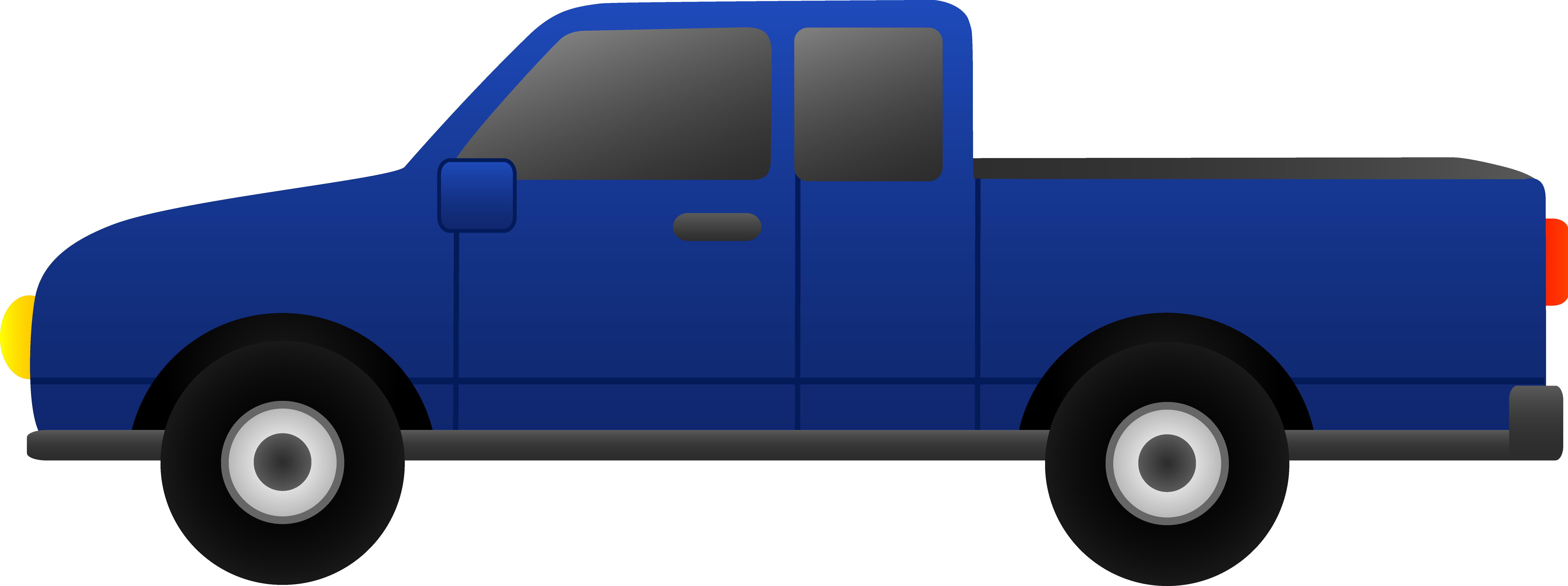 Pickup Truck Black And White Free Download Clipart