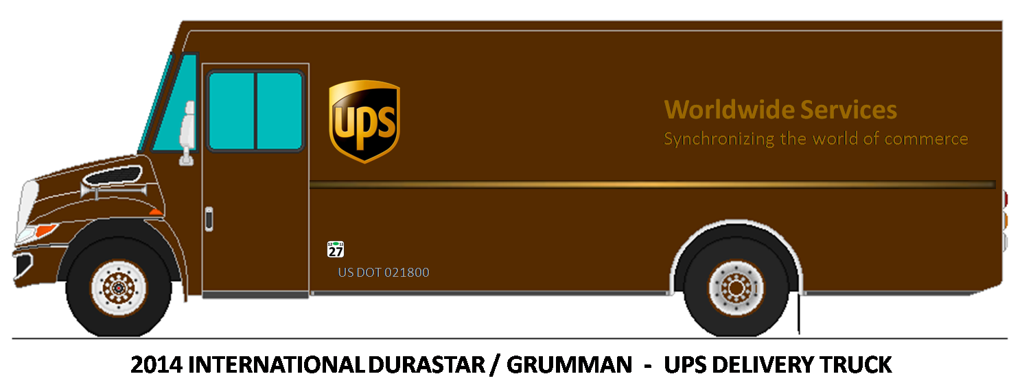 Ups Truck Image Png Clipart