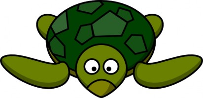 Green Sea Turtle Vector In Open Office Clipart