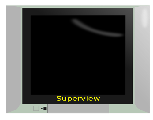 Superview Tv Set Clipart