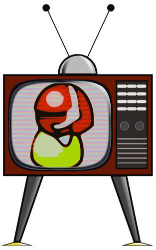 Old Tv Receiver Clipart