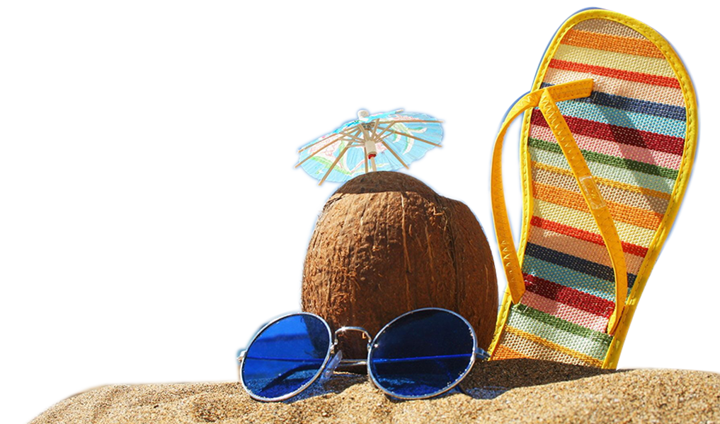 Summer Villa Travel Vacation Promotion Beach Christmas Clipart