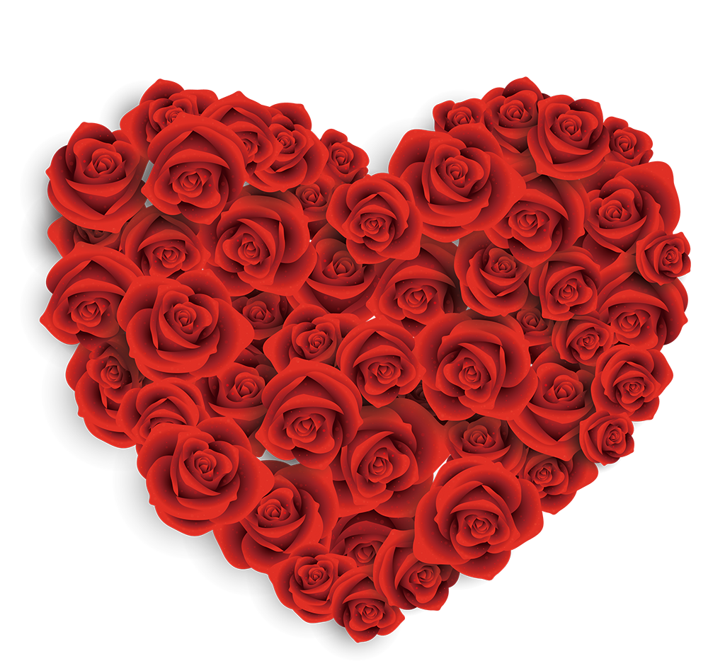 Heart Valentines Day Gift Rose PNG Free Photo Clipart