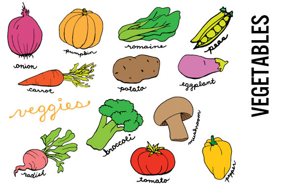 Vegetables Vegetable Pages Of Public Domain Clipart