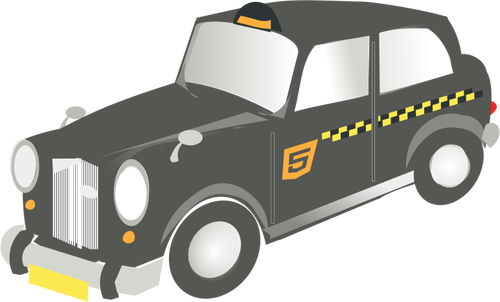 A Tx4 Hackney Carriage Clipart